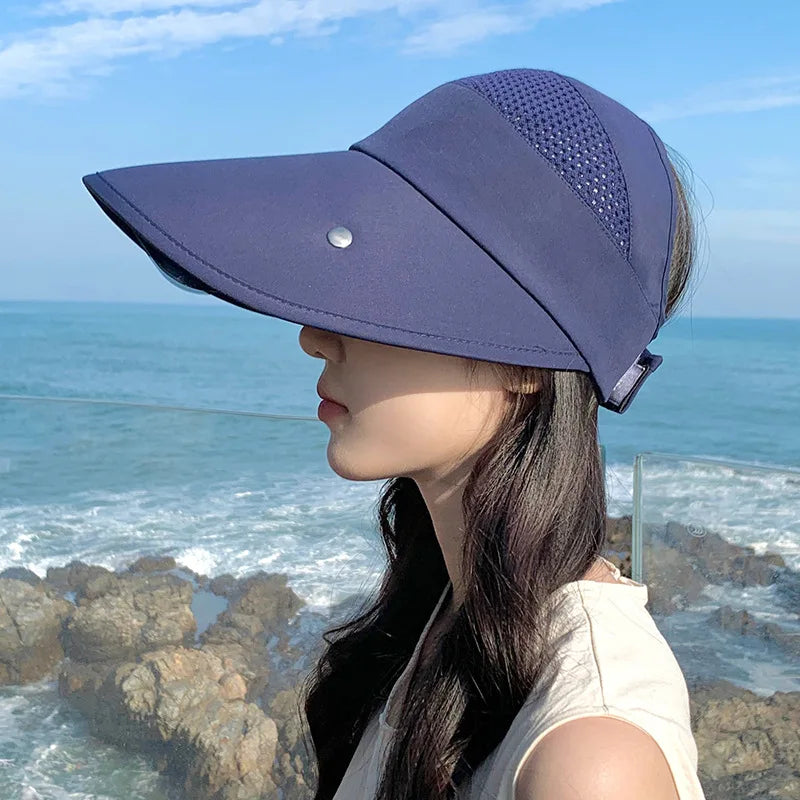 Gorra para ciclismo al aire libre Protección solar ajustable y a la moda