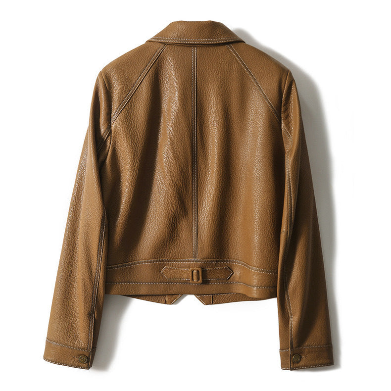 Chaqueta elegante de piel - Silvana