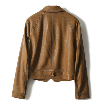 Chaqueta elegante de piel - Silvana