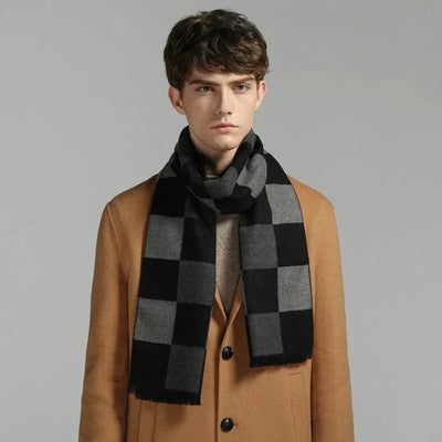 Elegante bufanda de invierno para hombre