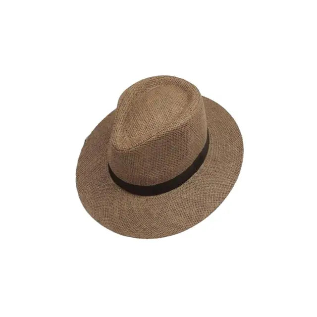 Sombrero popular para hombre Sombrero de paja ligero