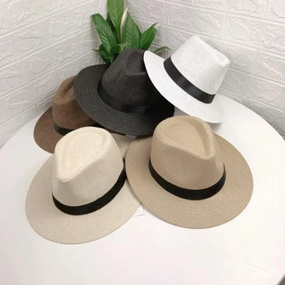 Sombrero popular para hombre Sombrero de paja ligero