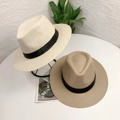 Sombrero popular para hombre Sombrero de paja ligero