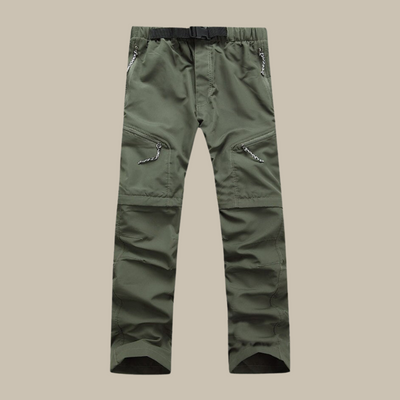 Robustos pantalones de outdoor 2 en 1 para hombre