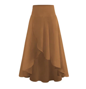 Elegante falda larga de señora