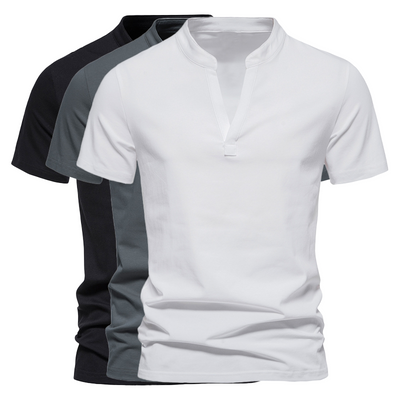 Recon - Camiseta Henley de Algodón