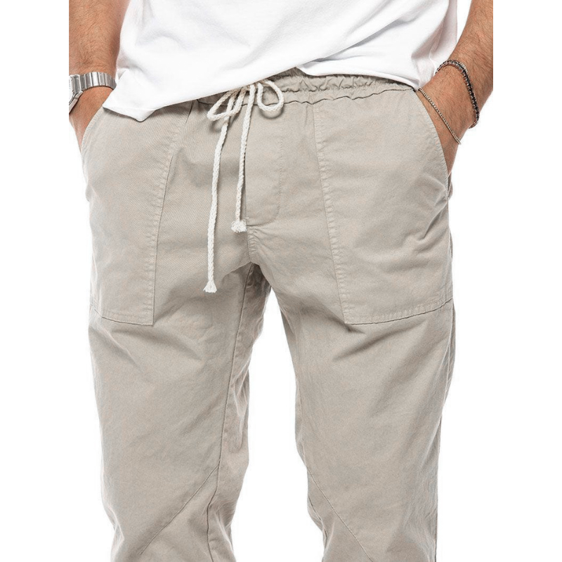 Charleston - Pantalones Jogger de Lino Casuales