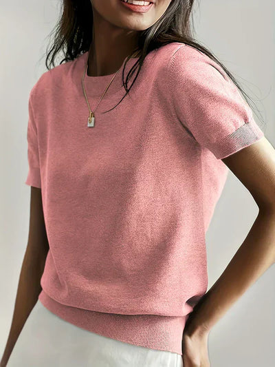 Magdalena - Jersey casual de primavera con mangas cortas
