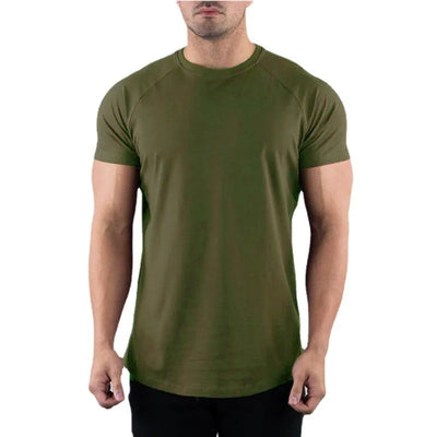 Camiseta slim fit hombre - Cómoda - Cuello redondo