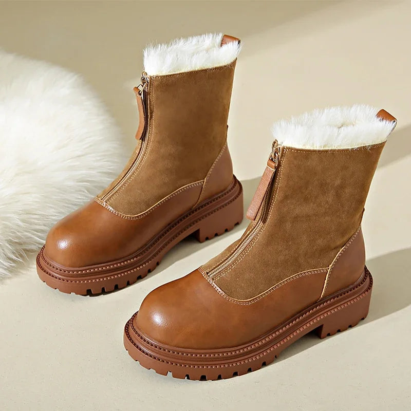 Botas de invierno para mujer estilo elegante- Naveen