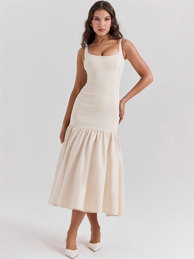 Ariana - Vestido elegante con pliegues y corte ajustado