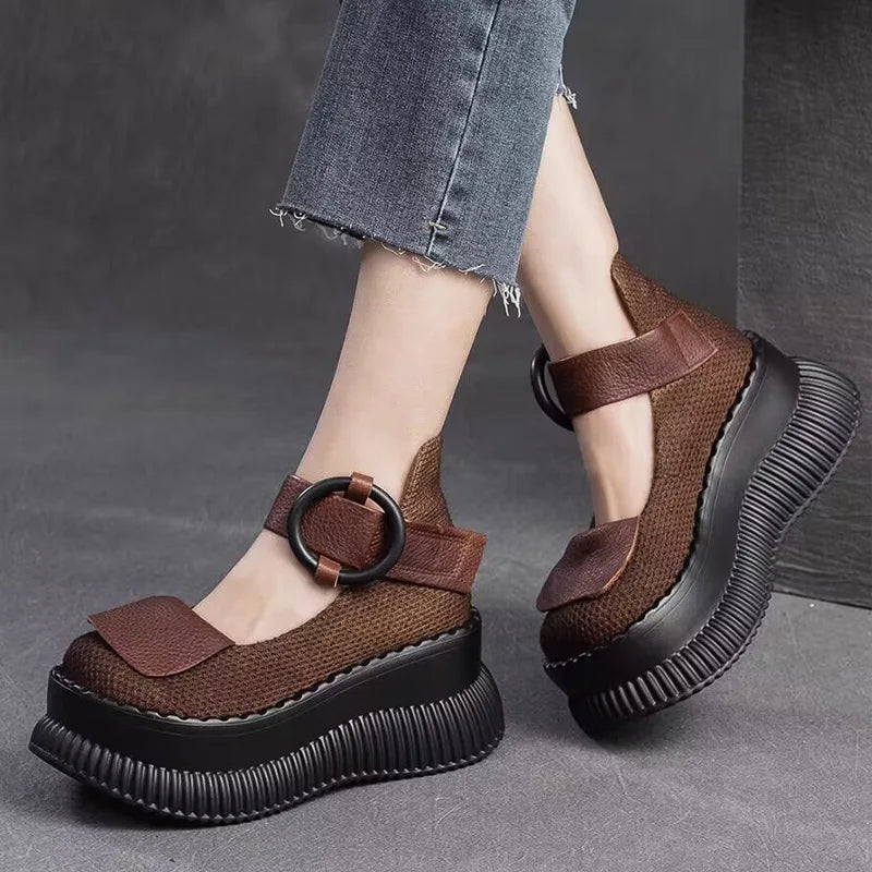 Zapatos de tiras con plataforma - Rinoa
