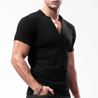 Recon - Camiseta Henley de Algodón