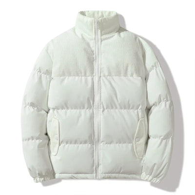 Chaqueta unisex acolchada con detalles de pana - Aiden