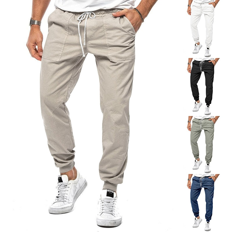 Charleston - Pantalones Jogger de Lino Casuales