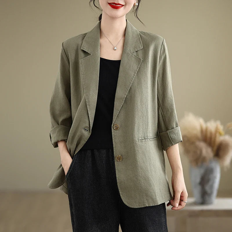 Chaqueta de lino - Monrroy
