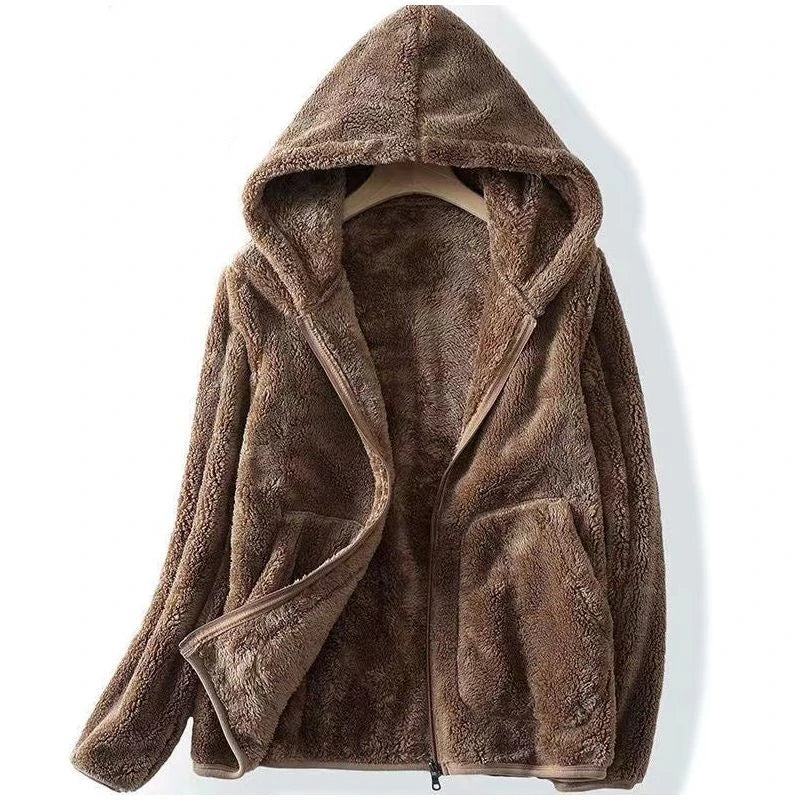 Sudadera con capucha oversize de felpa - Norah