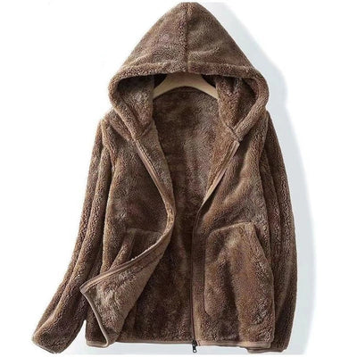 Sudadera con capucha oversize de felpa - Norah