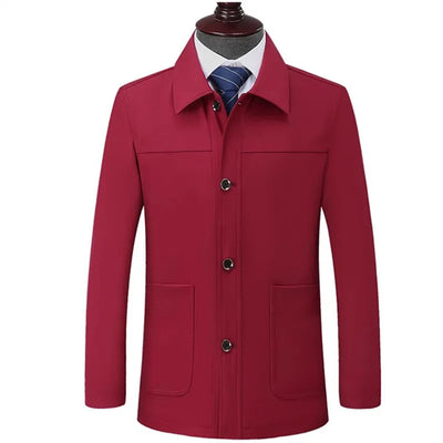 Chaqueta casual vegana con bolsillos de parche y botones - Samuel