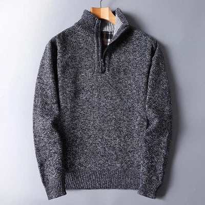 Sueter de lana para hombre con cremallera - Darven