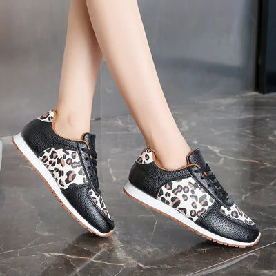 Sneaker Panel Leopardo - Lana