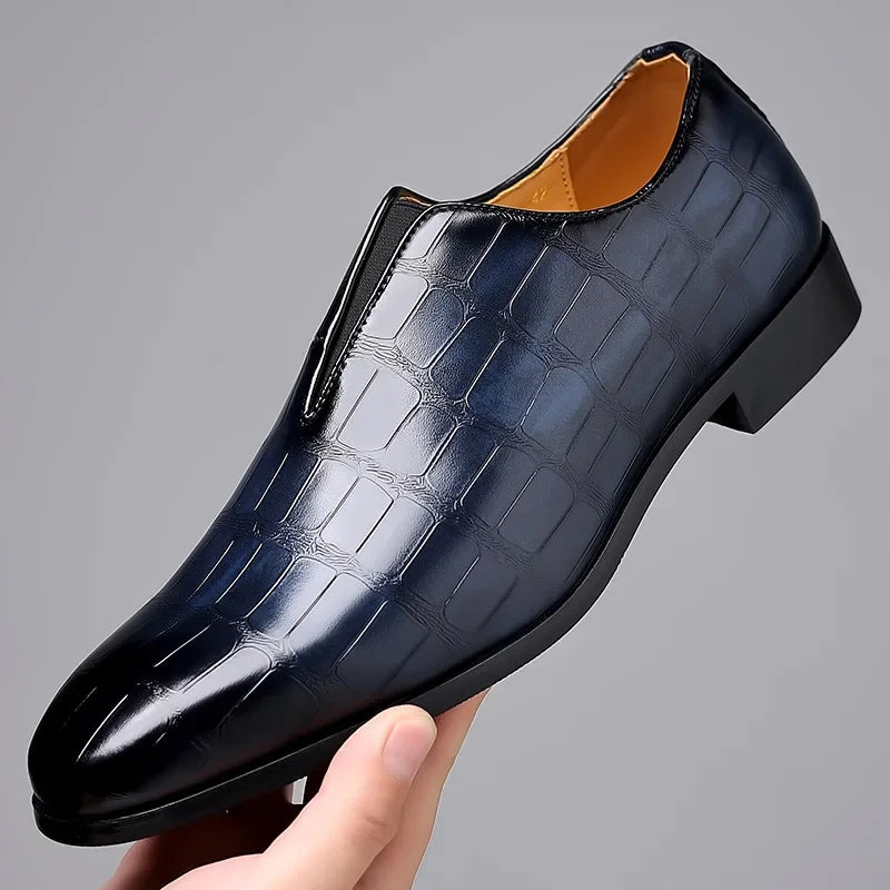 Mocasines de piel de alta calidad para hombre