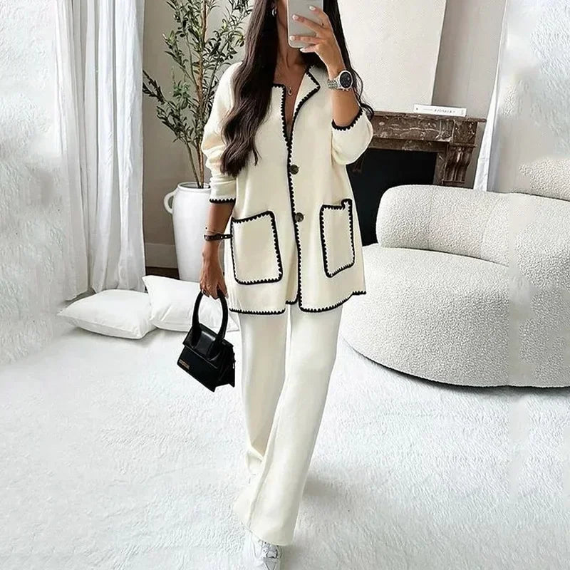 Sophie - conjunto de abrigo, chaqueta y pantalón para un estilo elegante