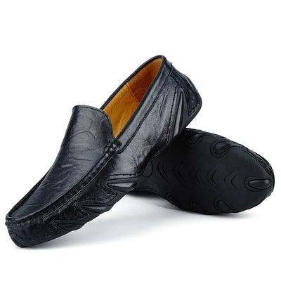 Mocasines de piel de alta calidad para hombre