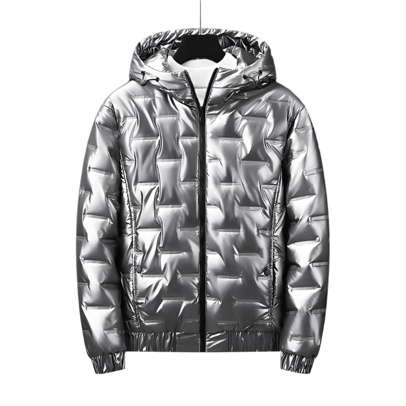 Chaqueta acolchada con capucha para hombre - Luuk