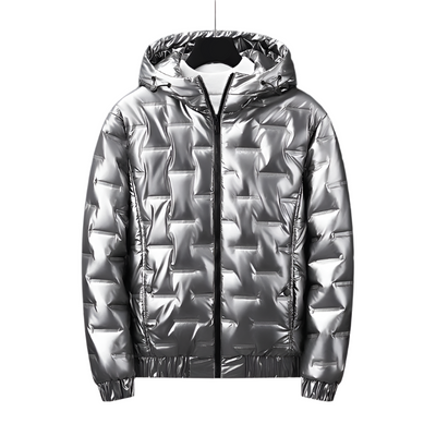 Chaqueta acolchada con capucha para hombre - Luuk