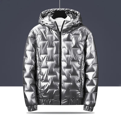 Chaqueta acolchada con capucha para hombre - Luuk