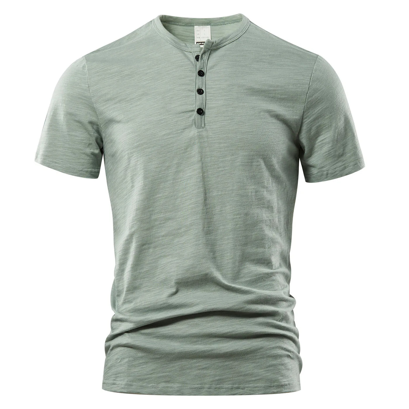 Camiseta Henley para hombre - Casual y clásica