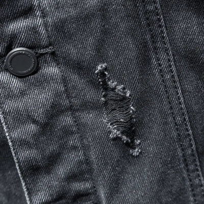 Chaqueta vaquera para hombre con capucha moderna - Elrick
