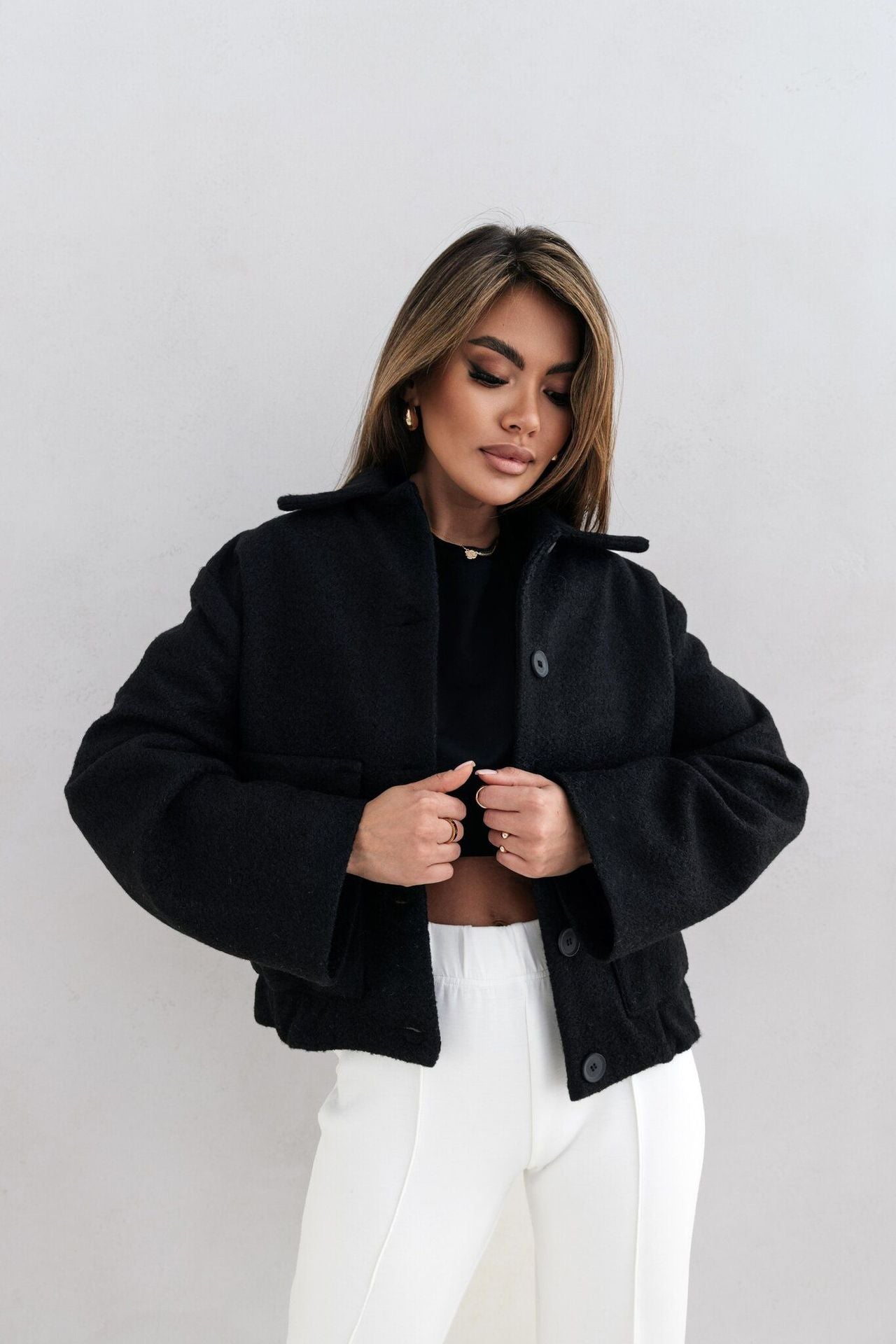 Chaqueta vintage oversize para mujer - Milena