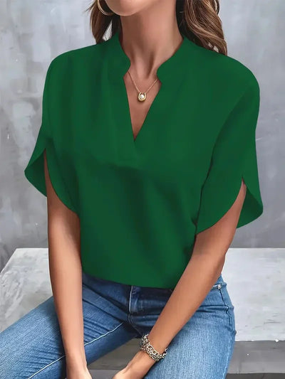 Lis - Lujosa y elegante blusa de gasa para mujer
