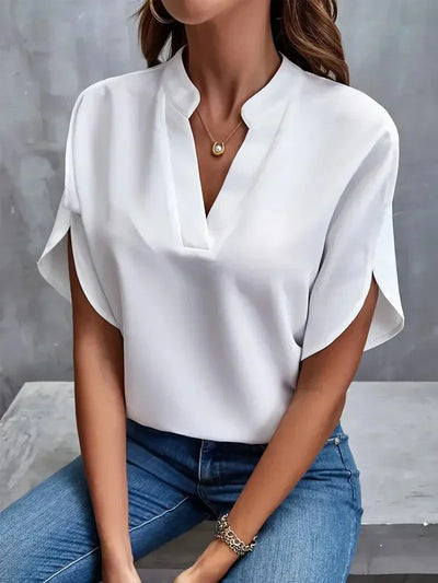 Lis - Lujosa y elegante blusa de gasa para mujer