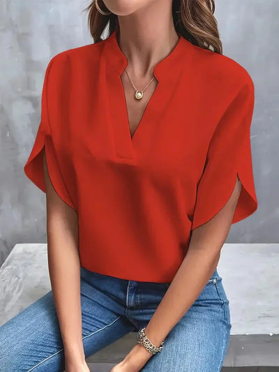 Lis - Lujosa y elegante blusa de gasa para mujer