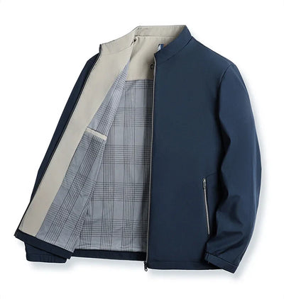 Chaqueta minimalista con cuello alto - Oliver