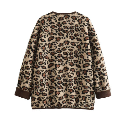 Sofia - Abrigo de leopardo para mujer