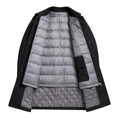 Abrigo acolchado impermeable vegano con cierre oculto - Soren