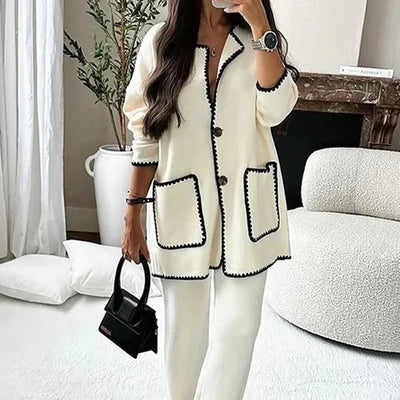 Sophie - conjunto de abrigo, chaqueta y pantalón para un estilo elegante