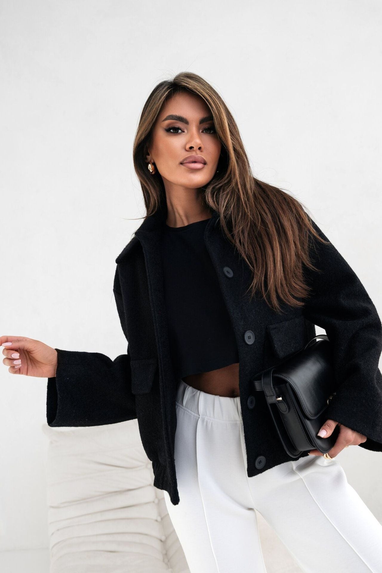 Chaqueta vintage oversize para mujer - Milena