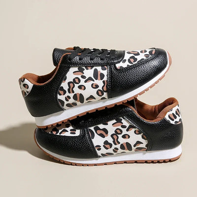 Sneaker Panel Leopardo - Lana