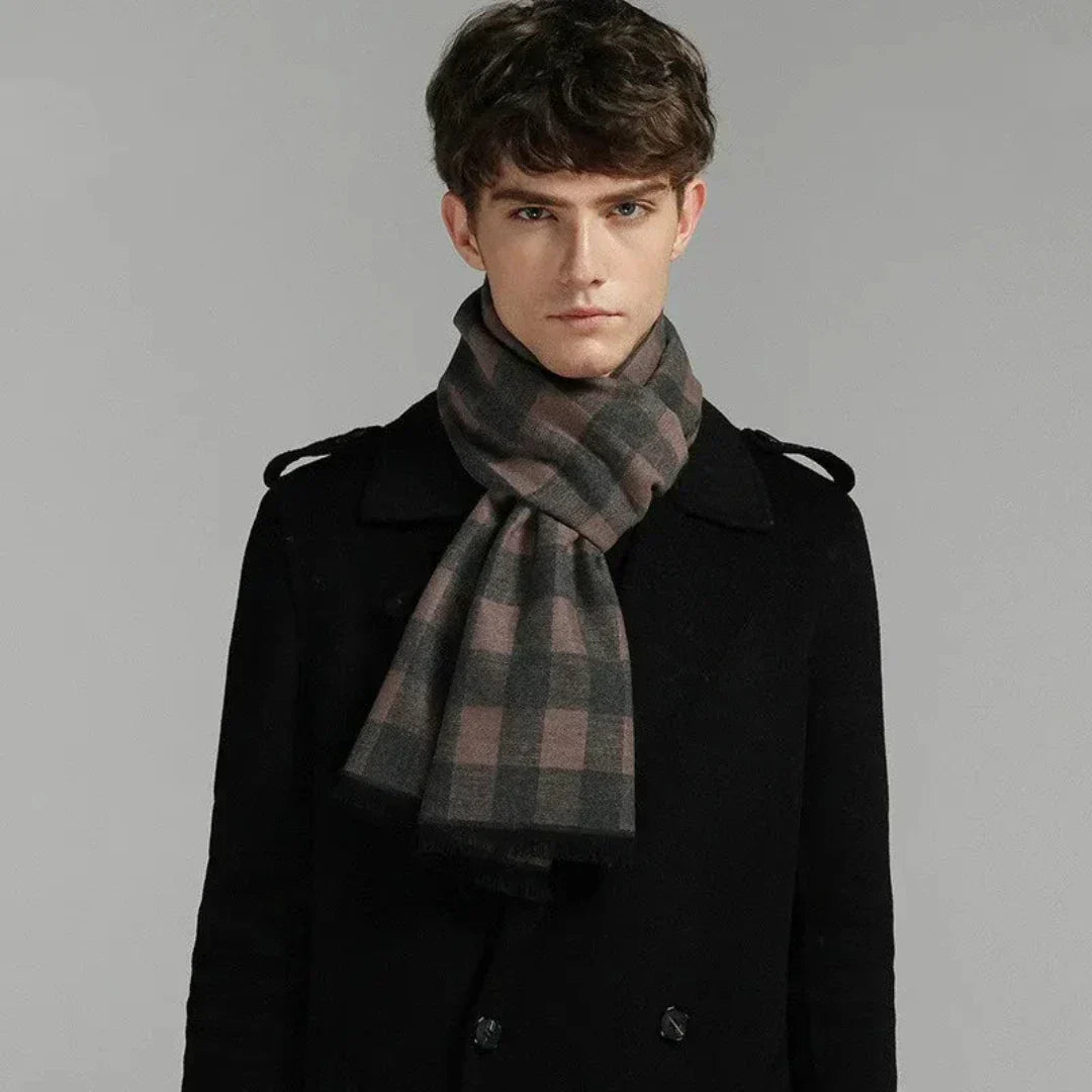 Elegante bufanda de invierno para hombre