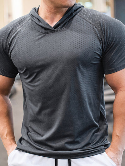 Camisa CoreFit con Capucha