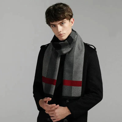 Elegante bufanda de invierno para hombre