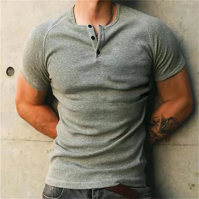 Camiseta Henley Ajustada Bryce