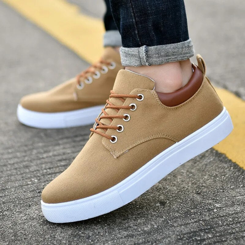 Zapatillas de lona ligeras para hombre