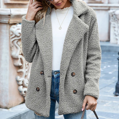 Abrigo mujer borrego casual - Julieta
