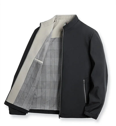 Chaqueta minimalista con cuello alto - Oliver